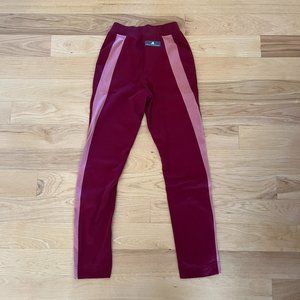 Adidas by Stella McCartney Burgundy and Pink Track Pants